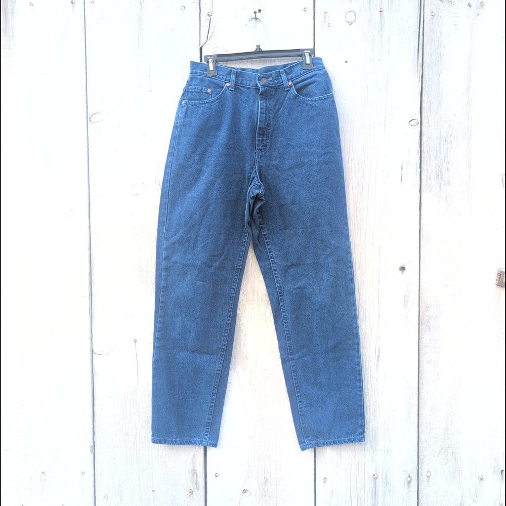 Vintage LEE High Rise Dark Wash Mom Jeans Women's Size 13 31" Inseam